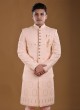 Georgette Thread Work Sherwani For Dulha